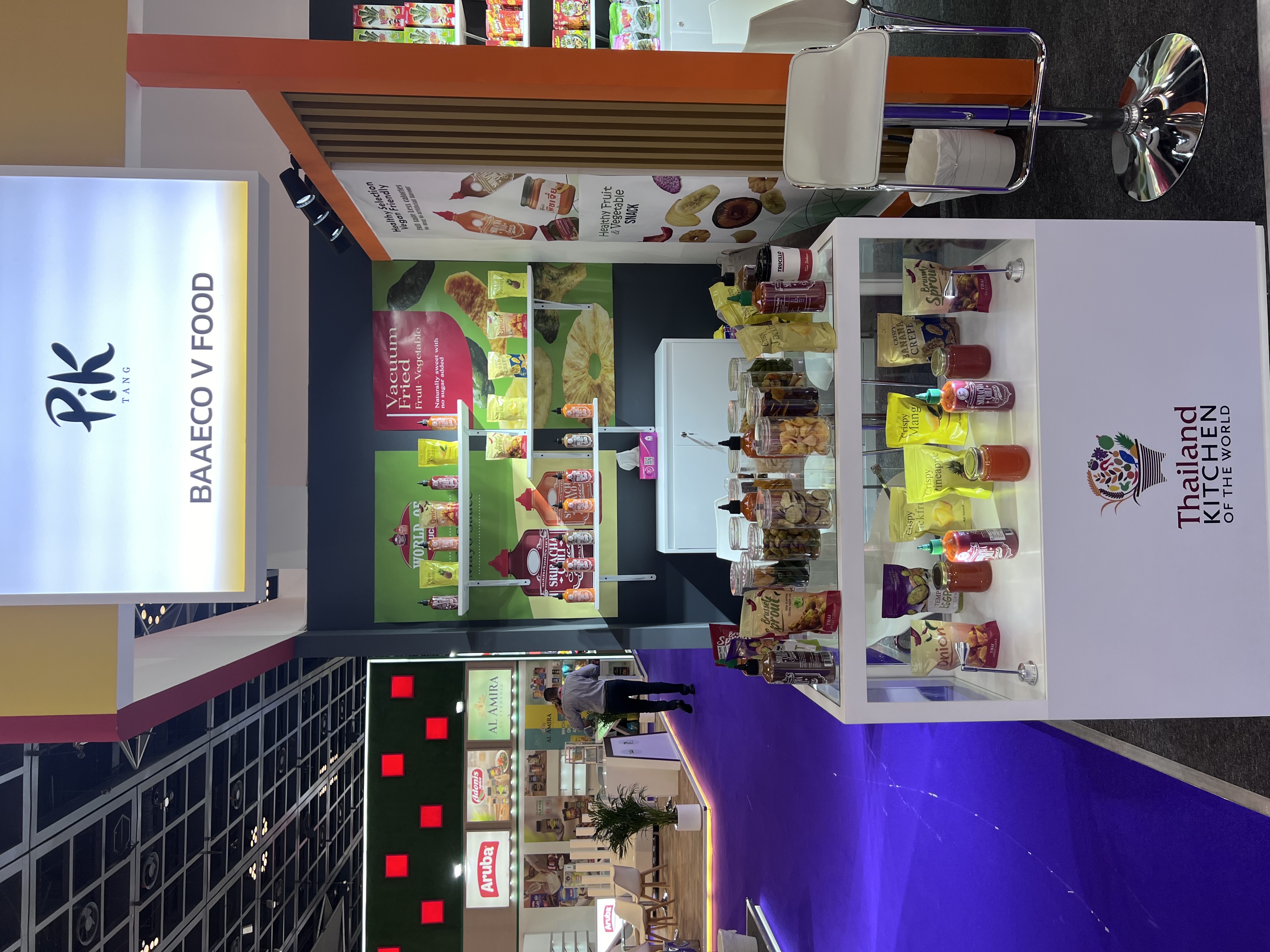 Baaeco V Food booth at Gulf Food Dubai