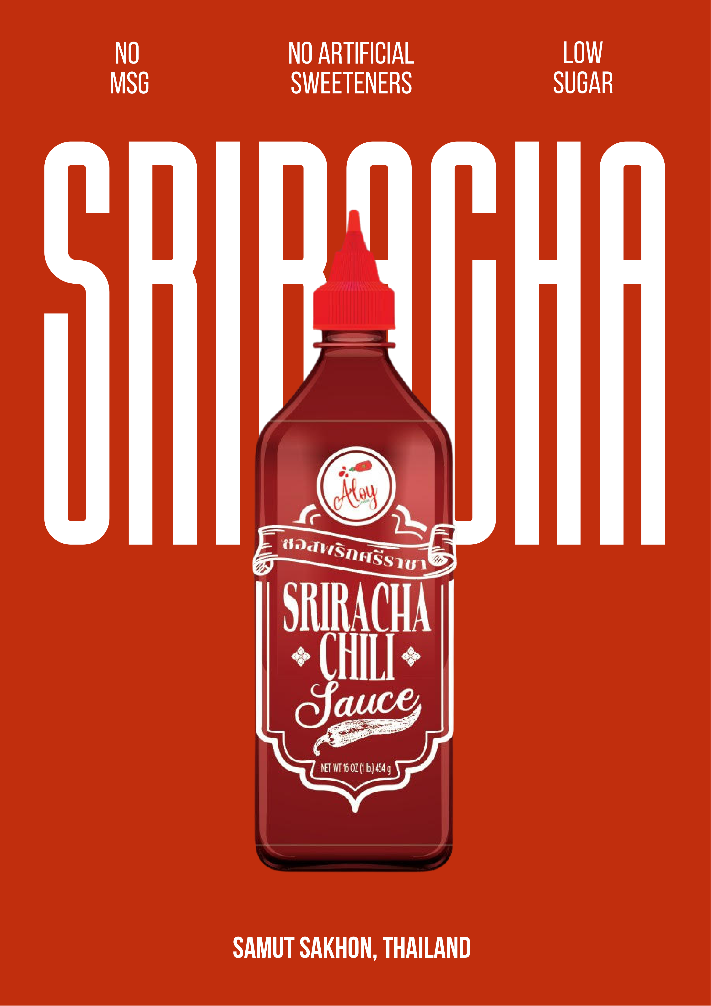 PIKTANG Sriracha Chili Sauce — bold garlicky Thai chili sauce